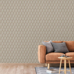 DUTCH WALLCOVERINGS Tapeta Geometric, złoto-zielona