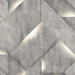 DUTCH WALLCOVERINGS Tapeta Onyx, ciemnoszara