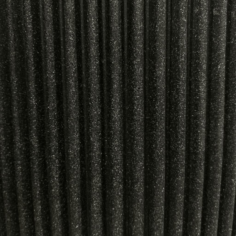 Capi Elegancka donica Groove, 46x58 cm, czarna