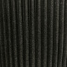 Capi Elegancka donica Groove, 46x58 cm, czarna