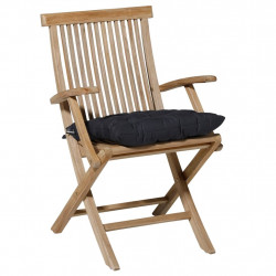 Madison Poduszka Basic na krzesło Toscane, 46x46 cm, czarna