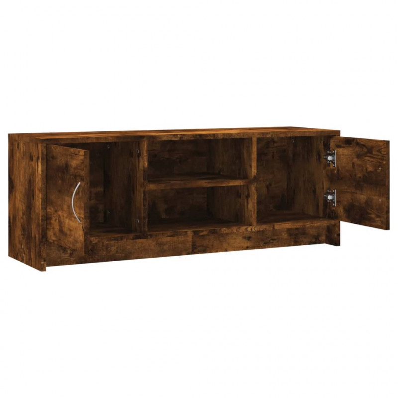 Szafka pod telewizor, przydymiony dąb, 102x30x37,5 cm