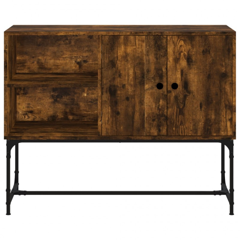 Szafka, przydymiony dąb 100x40x79,5 cm, materiał drewnopochodny