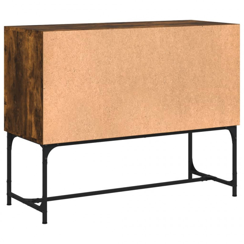 Szafka, przydymiony dąb 100x40x79,5 cm, materiał drewnopochodny