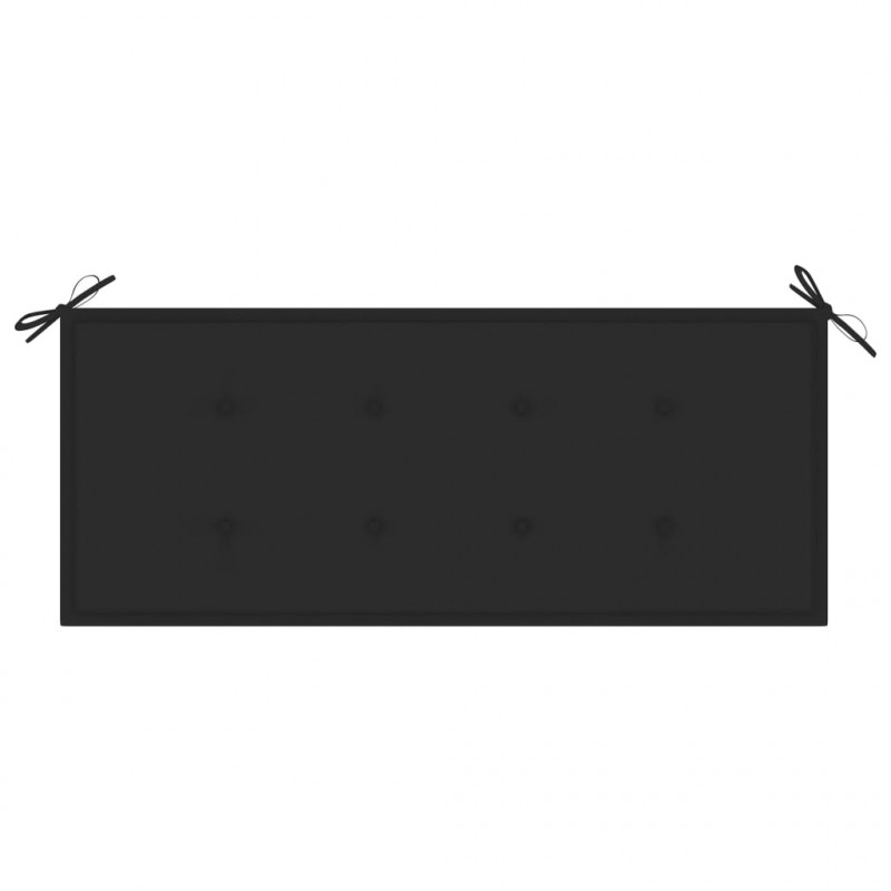 Ławka ogrodowa z poduszką, 120 cm, lite drewno akacjowe