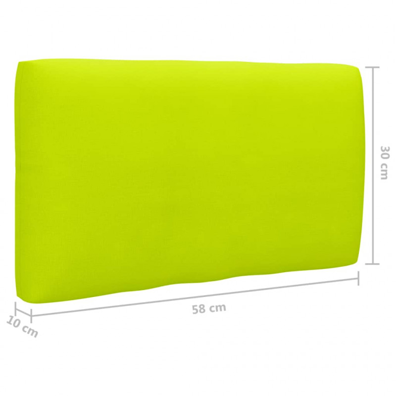 Sofa 2-os. z palet, z poduszkami, impregnowane drewno sosnowe