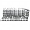 Sofa 2-osobowa z palet, z poduszkami, czarna, drewno sosnowe