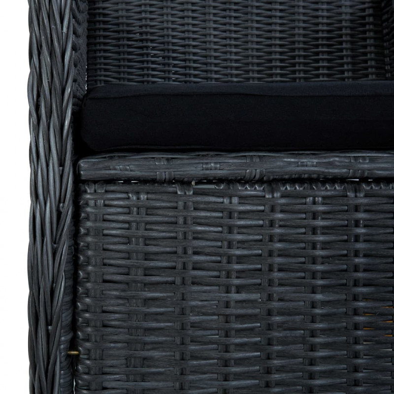 7-częściowy zestaw mebli ogrodowych, ciemnoszary