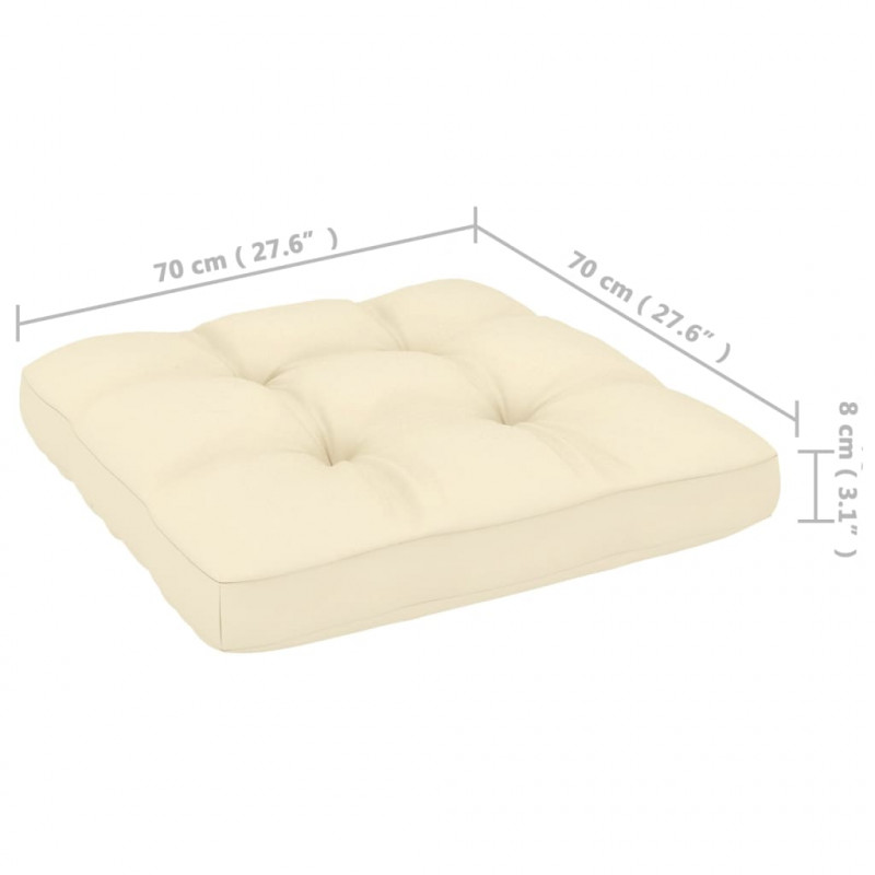 3-osobowa sofa z poduszkami, lite drewno sosnowe