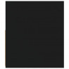 Szafki nocne z LED, 2 szt., czarne, 60x35x40 cm