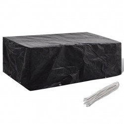Pokrowiec na meble ogrodowe, 8 oczek, 200 x 160 x 70 cm