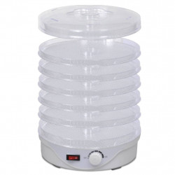 Dehydrator do żywności z 6 tacami, okrągły