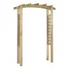 Pergola w kształcie łuku, 150 x 60 x 210 cm, drewno