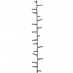 Sznur LED, 400 diod, gęsto rozmieszczone, ciepła biel, 13 m