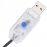 Lampki LED, 150 diod, niebieskie, 15 m, PVC