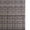 Skrzynia ogrodowa, szara, 150 x 100 x 100 cm, rattan PE