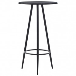 Stolik barowy, czarny, 60 x 107,5 cm, MDF