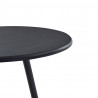 Stolik barowy, czarny, 60 x 107,5 cm, MDF