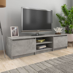 Szafka pod TV, betonowy szary, 140x40x35,5 cm