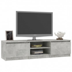 Szafka pod TV, betonowy szary, 140x40x35,5 cm