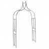 Pergola ogrodowa, ciemnozielona, 120x38x258 cm, żelazna