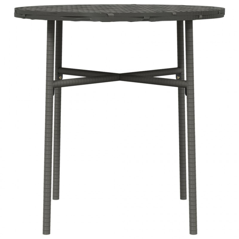 Stolik herbaciany, szary, 45 cm, polirattan