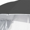 Parasol plażowy ze ściankami bocznymi, antracytowy, 215 cm