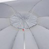 Parasol plażowy ze ściankami bocznymi, antracytowy, 215 cm