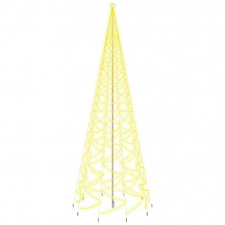 Choinka z kołkiem gruntowym, 3000 ciepłych białych LED, 800 cm
