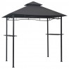 Altanka nad grill, 240x150x255 cm, antracytowa, stal