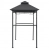 Altanka nad grill, 240x150x255 cm, antracytowa, stal