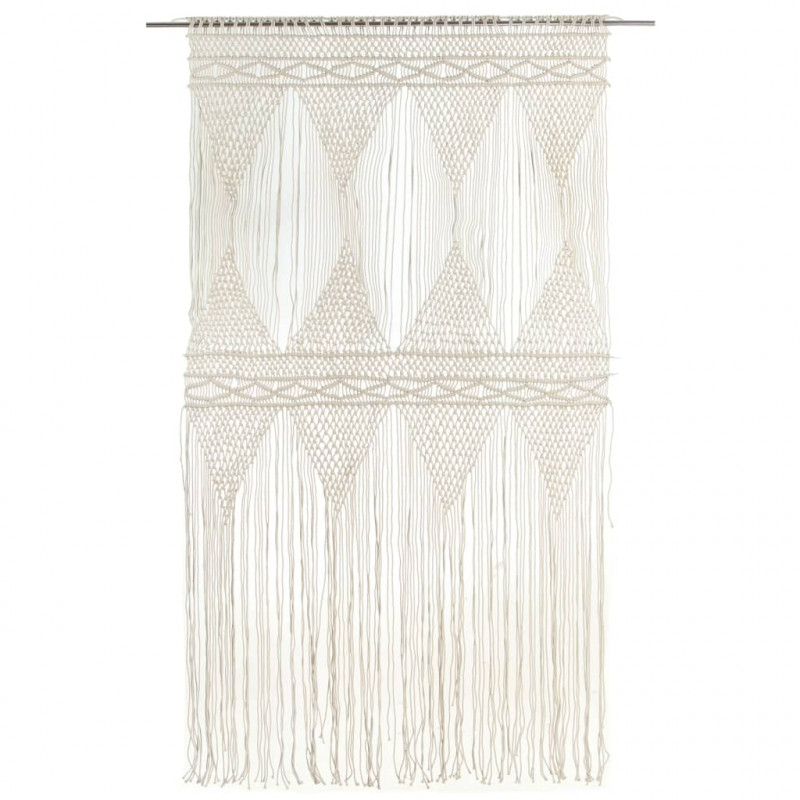 Zasłona z makramy, 140 x 240 cm, bawełna
