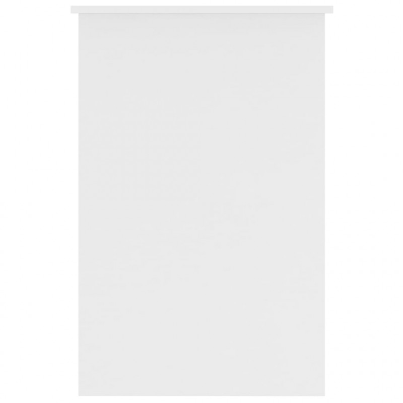 Biurko, białe, 100x50x76 cm, materiał drewnopochodny