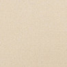 Rama łóżka bez materaca, kremowa, 140x190 cm, obita tkaniną