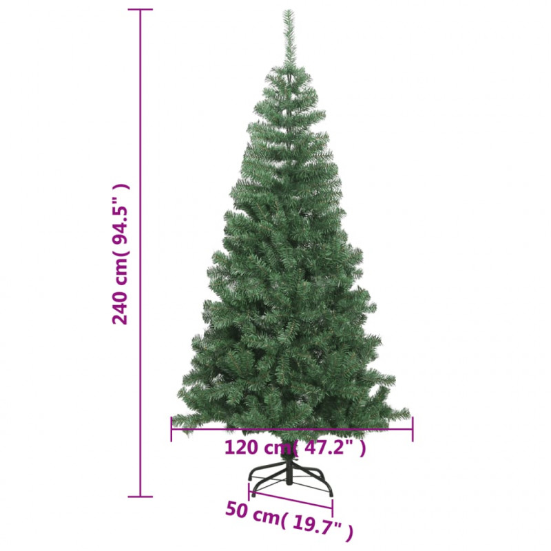 Sztuczna choinka 240 cm, zielona