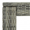 Ogrodowy stolik barowy, szary, 60,5x60,5x110,5 cm, polirattan