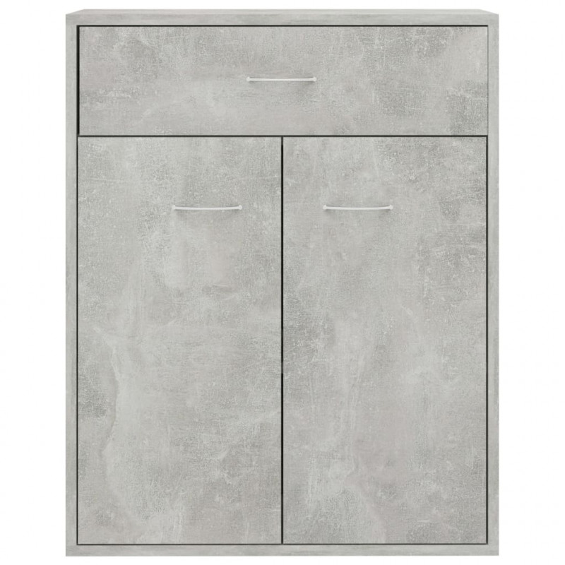 Szafka, betonowa szarość, 60x30x75 cm, materiał drewnopochodny
