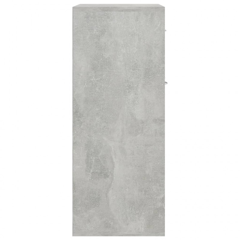 Szafka, betonowa szarość, 60x30x75 cm, materiał drewnopochodny