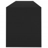 Szafka pod TV, czarna, 120x30x40,5 cm, materiał drewnopochodny