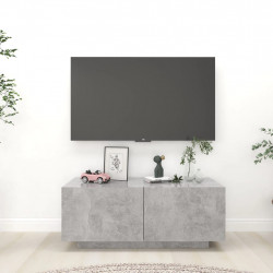 Szafka pod TV, szarość betonu, 100x35x40 cm