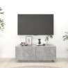 Szafka pod TV, szarość betonu, 100x35x40 cm