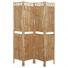 Parawan 4-panelowy, bambusowy, 160 x 180 cm