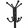 Metalowy stojak na płaszcze, czarny