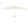 3-poziomowy parasol na aluminiowym słupku, piaskowy, 3,5 m