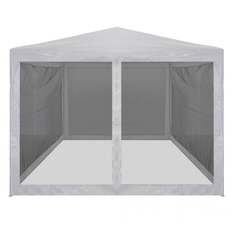 Namiot imprezowy z 4 siatkowymi ściankami, 4x3 m