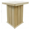 Stolik barowy, 75x75x110 cm, impregnowane drewno