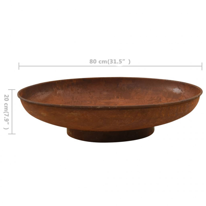 Palenisko, 80 cm, stal