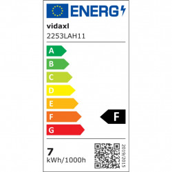 Przenośny, solarny reflektor LED, 7 W, zimne białe światło