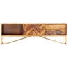 Szafka pod TV, 140x30x45 cm, lite drewno sheesham