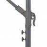 Parasol wiszący z aluminiowym słupkiem, 300 cm, taupe